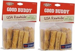 Castor & Pollux Good Buddy Dog Treats Rawhide Mini Roll with Natural Chicken Flavor 10-Count
