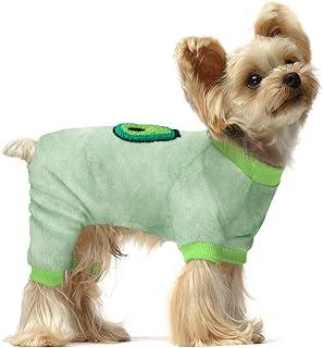 Small Dog Pajamas Soft Onesie for Boys Girls Pet Thermal Winter Comfy Pjs