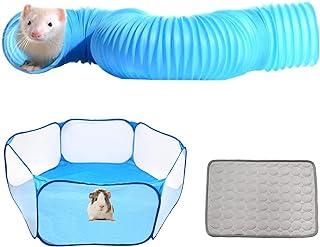 Guinea Pig Cage Rabbit & Mat, Small Animal Playpen Pop Open Outdoor Exercise Fence