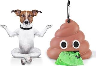 Hands-free dog poop bag dispenser for leash
