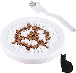 Fatcatjoy Cat Slow Feeder Plate Ceramic Pet Food Bowls