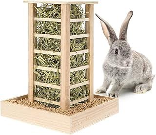 PAWCHIE Wooden Hay Feeder Small Animal Food