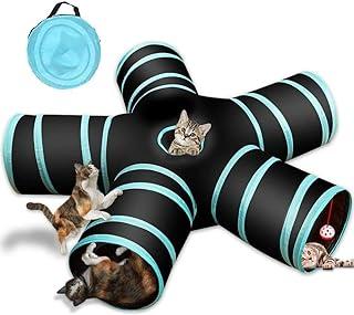Collapsible Cat Playhouse Pet Tunnel Tube with Storage Bag
