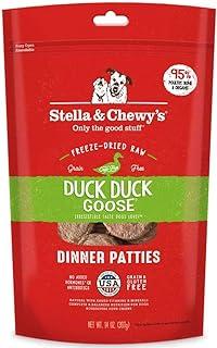 Freeze-Dried Raw Duck Goose Dinner Patties, 14 oz bag
