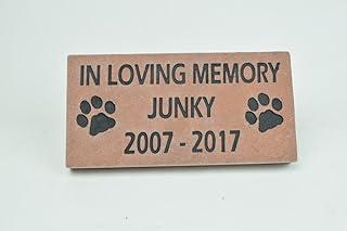 GraphicRocks Engraved Stone Pet Memorial Headstone