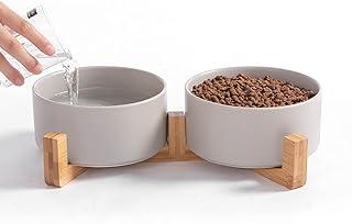 Ihoming Cat Bowls Set, Puppy Ceramic Food and Water