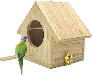 Wren Swallow Sparrow Hummingbird Finch Throstle Wooden Bird House