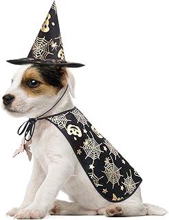 POPETPOP Halloween Costumes Cap with Wizard Hat Dog Cat Apparel