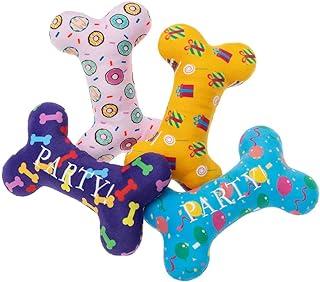 SCENEREAL Plush Dog Squeaky Toys