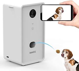 Iseebiz Pet Camera Treat Dispenser, 2 Way Audio Talk Listen