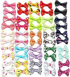 Chenkou Craft Dog Cat Hair Bows with Clip