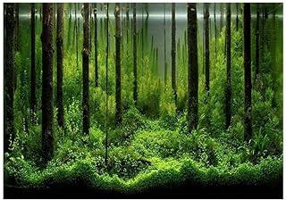 PVC Adhesive Forest Tank Background Poster