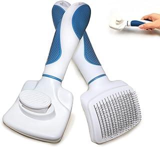 Damail Self Cleaning Slicker Brush for Safe Shedding and Grooming