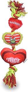 Dr. Seuss for pets The Grinch Naughty or Nice Heart Rope Pull