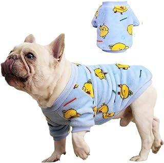 Idepet Dog Cat Clothes Outfit Coat Sweater Avocado Duck Cow Cartoon Costume Soft Warm Coral