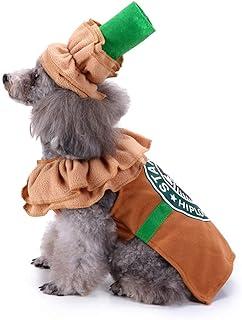 Pet Costume Puppy Latte Halloween Coffee Dog Cat costume
