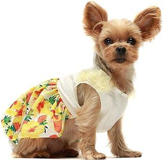 Fitwarm Tropical Flower Sundress Dog Clothes Puppy Dress