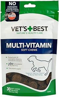 Multi-Vitamin Soft Chew Dog Supplements