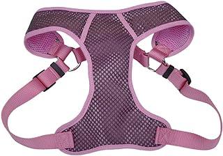 Sport Wrap Adjustable Dog Harness, Grey with Pink