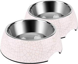 Flexzion Stainless Steel Dog Bowl Cat Dish