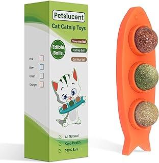 Petslucent 3in1 Catnip & Silverine BALLS wall toys for indoor cats