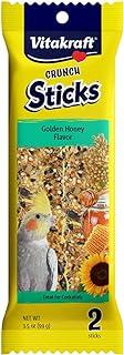 Vitakraft Crunch Sticks Golden Honey Flavor Bird Treat for Cockateels