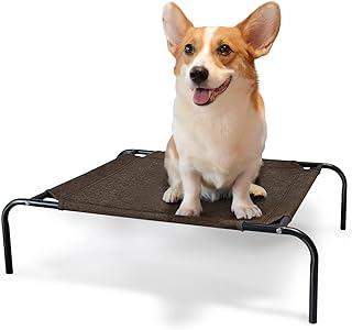 Elevated Pet Cot Bed Cooling Portable Polyester Washable Raised Dog bed
