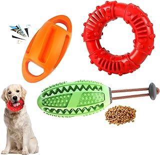 Tough Dog Toys with Natural Rubber for Large and Medium Small dogs