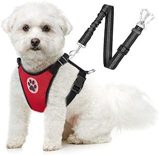 SlowTon Dog Car Harness Seatbelt Set