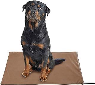 Zobire Pet Heating Pad, Indoor Waterproof Electric Heated Dog Bed