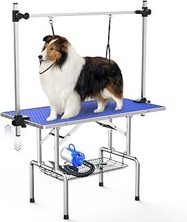 Unovivy Dog/Pet Grooming Table – Foldable height adjustable