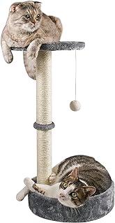 Qucey Cat Scratching Post with Sisal Rope and Hanging Ball