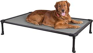 VEEHOOO Chew Proof Elevated Dog Bed with Cooling Raised Pet Cot