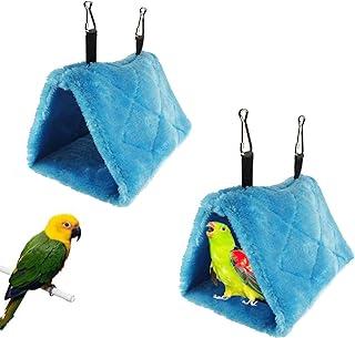 Tfwadmx 2Pcs Bird Tent Plush Hammy Hanging Nest for Cage
