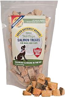 Green Butterfly Salmon Dog Treats Made in USA