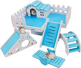 Hamster Toys Platform Wooden Cage Accessories