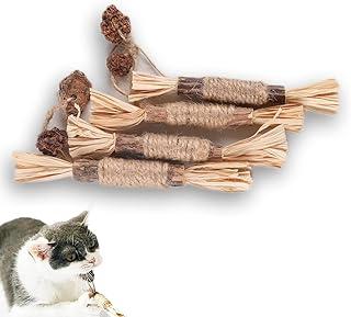 NILUTO 4 Pack Silvervine Chew Sticks for Indoor Cat