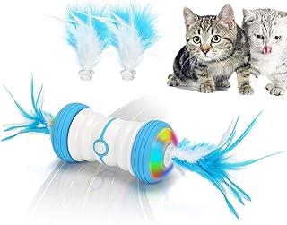Atpot Robotic Cat Toy with USB Rechargeable,Fast/Slow Model