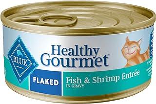 Blue Buffalo Healthy Gourmet Natural Adult Flaked Wet Cat Food Fish & Shrimp