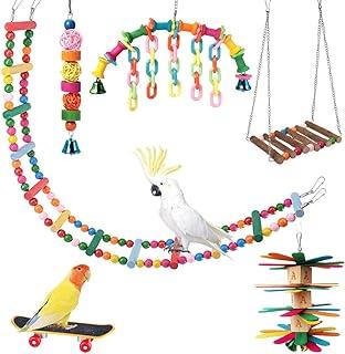 Shellkingdom Parrot Toys and Bird Hammock