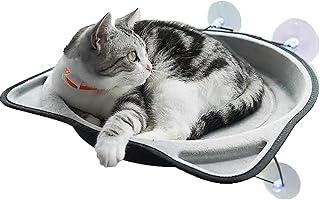 Space Saving Window Mounted Cat Bed with Heavy Duty 4 Suction Cups
