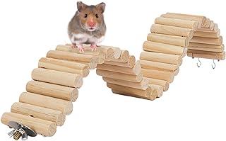 Hamster Wooden Bridge Bendy Climbing Ladder