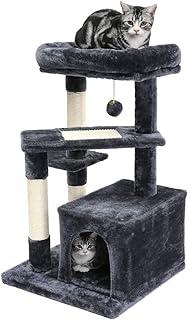 Kitten Tower Center with Plush Perch and Dangling Ball