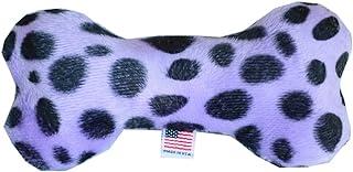 MiragePet Soft Squeaky Dog Toy – Purple Leopard