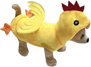 Mogoko Funny Dog Chicken Costume, Pet Halloween Rooster Cosplay Dress