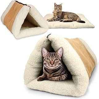 PARTYSAVING PET Palace 2-in-1 Pet Bed Snooze Tunnel and Mat