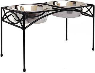 Regal Double Bowl Elevated Diner – 12″ Tall