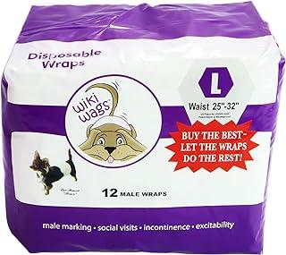 Wiki Wags Leak Proof Dog Diaper for Male Marking and Incontinence