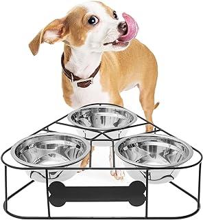 BINGPET Elevated Bowls for Small Dog and Cat