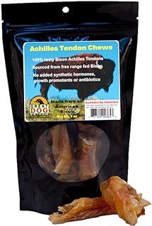 Great Dog Bison Achilles Tendon Chews 7 oz Bag